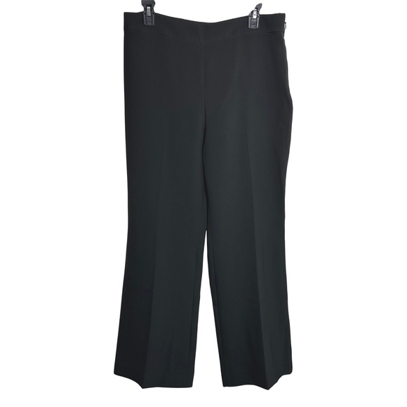 Ann Taylor Womens Black 2 Piece Pant Suit Blazer Trousers Set Size 12P - Picture 5 of 12